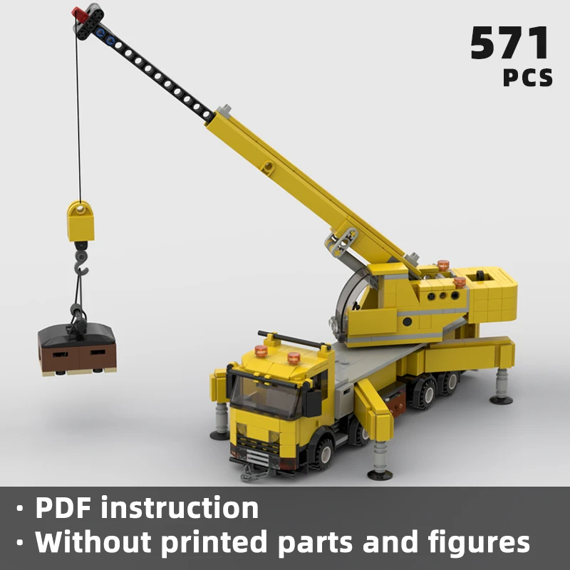 Высокореалистичный мобильный кран технические блоки для механической