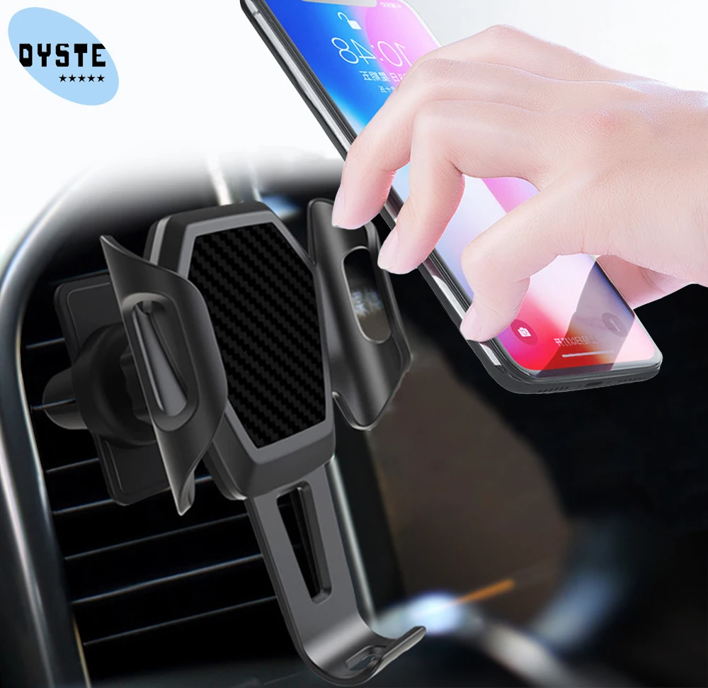 

Car Phone Holder For iPhone X XS XR XS max 6 7 8 plus Car Hold Mobile Cell Phone Car Holder Automatic support smartphone voiture