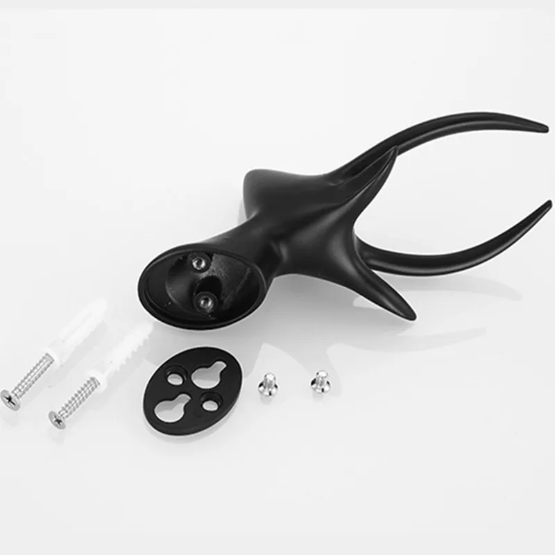 Декоративные крючки из цинкового сплава черный/белый крючок для ванной комнаты