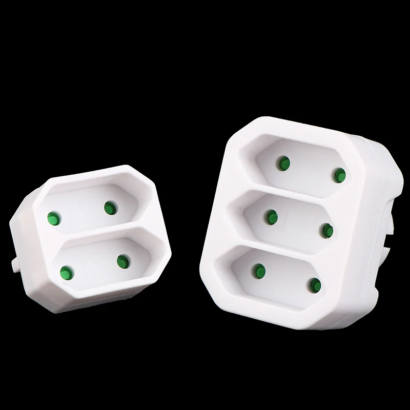 1 шт. штепсельная вилка европейского стандарта от до 2 / 3 вариантов адаптер