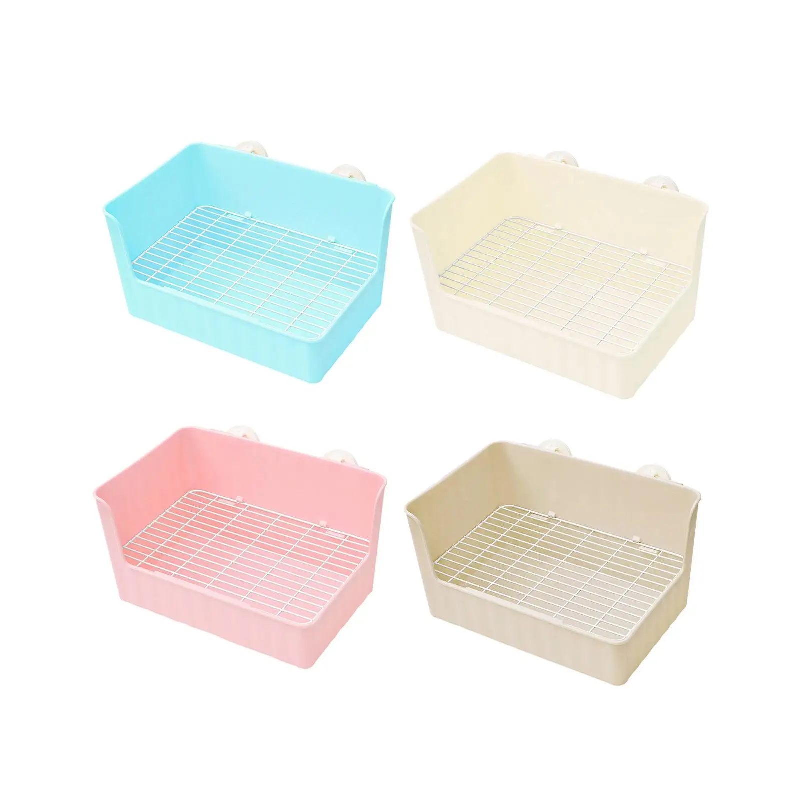 

Rabbit Litter Box Bedpan Bunny Toilet Box for Indoor Cats Chinchilla Rabbit