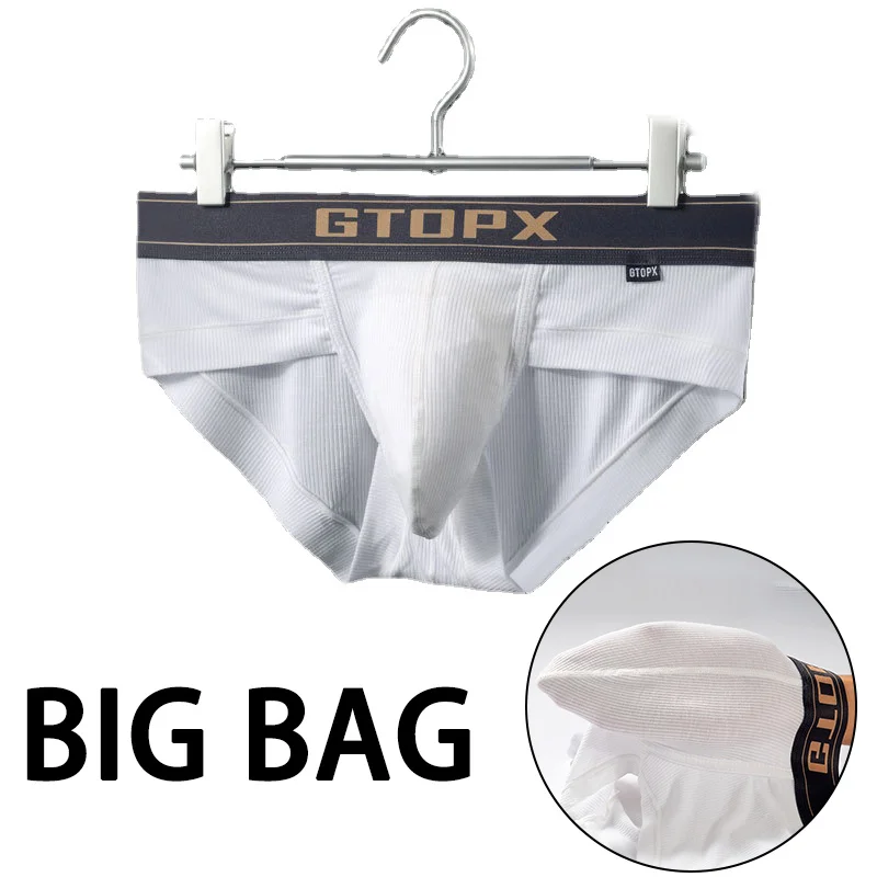 Men Sexy 3D Big Pouch Boxers Soft Modal Shorts Breathable Comfortable Gay Bulge Penis Protector Underwear Low Rise Oversized Bag