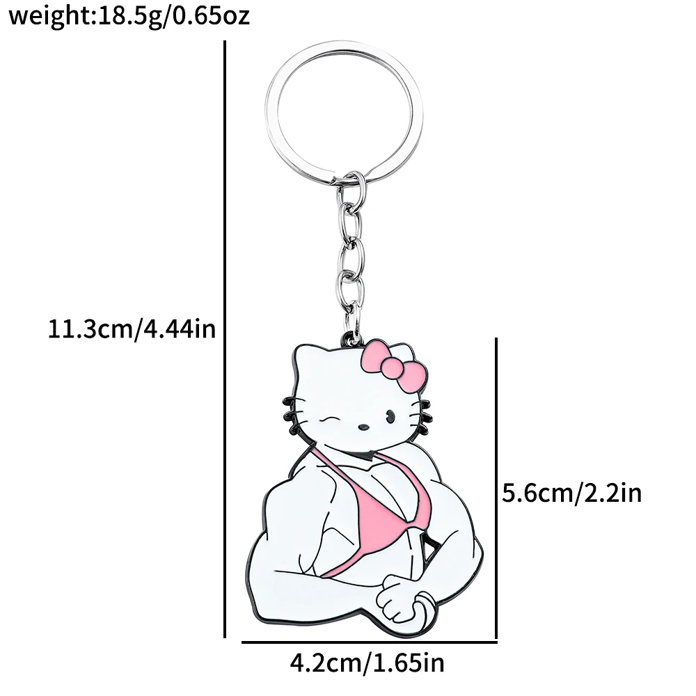 

Металлический брелок MINISO Hello Kitty Kuromi