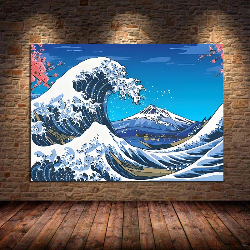 

Художественный постер The Great Wave Off Kanagawa