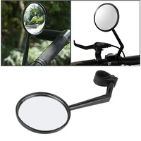 universal bicycle rearview mirror handlebar round wide range bike back sight reflector 360%c2%b0 adjustable cycling bike accessories
