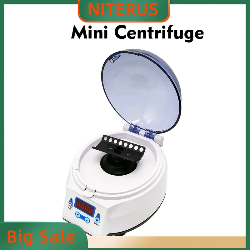 

Mini Centrifuge High Speed 4000 rpm Digital Display Small Electric Laboratory Separation Settler
