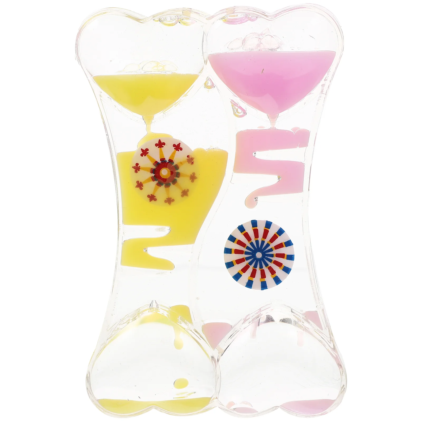 

Oil Drop Hourglass House Ornaments Water Bubbler Toy Cartoon Kitchen Reminder Bubble Drop Hourglass Acrylic Baking Timer Child