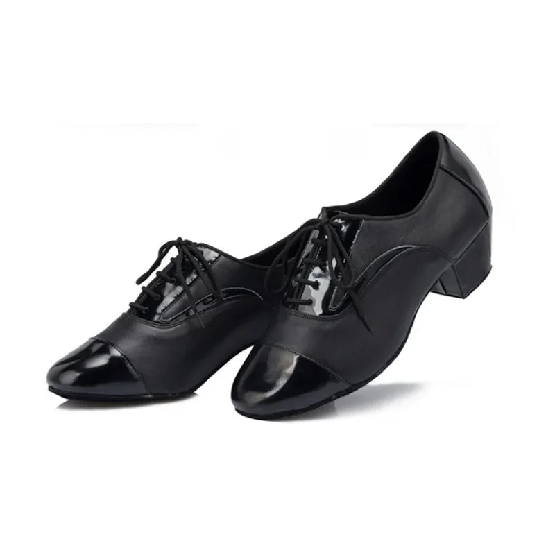 Latin dance shoes men's genuine leather national standard adult outdoor samba cha tango salsa tênis