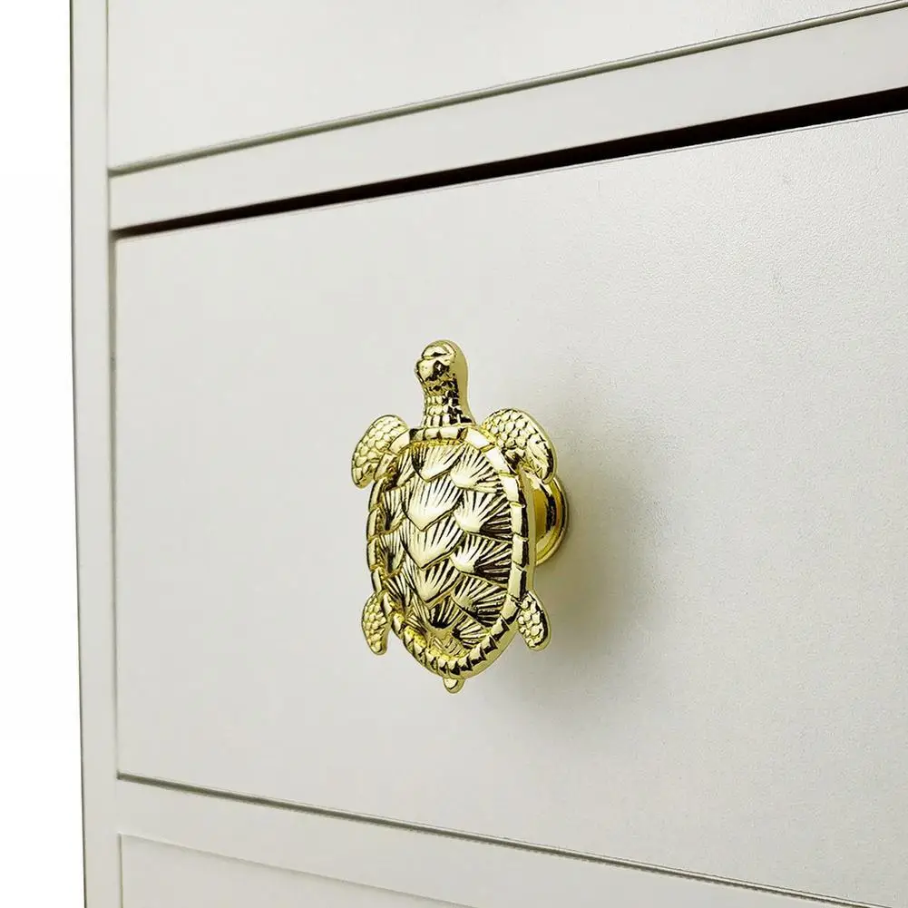 

Furniture Cabinet Handle Tortoise Shape Zinc Alloy Furniture Handle Door Cabinets Knobs For Children Room Home Hardware