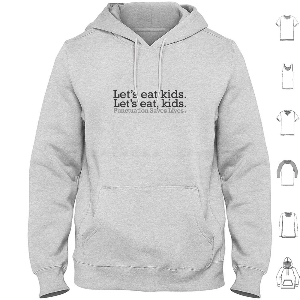 

Punctuation Saves Lives Hoodies Long Sleeve Punctuation Writer Grammar Copywriter Author Blogger Teacher English