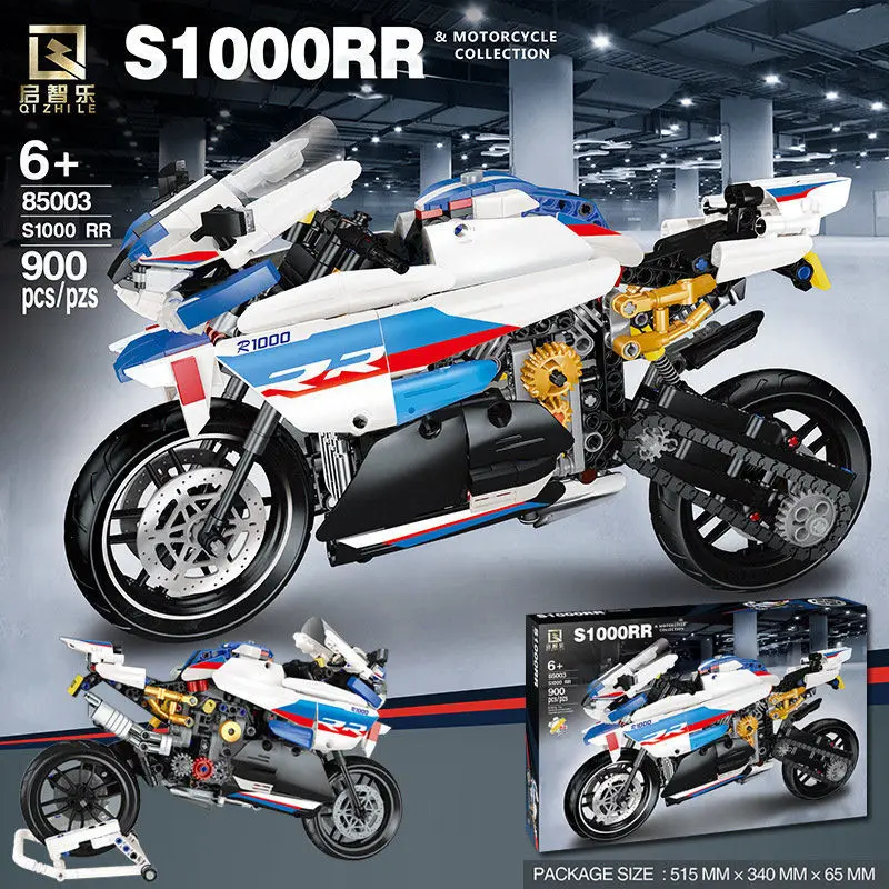 

Technology Famous Race Motorcycle compatible 42130 Model Building Blocks Education Toys Holiday Brithday Gifts for Children