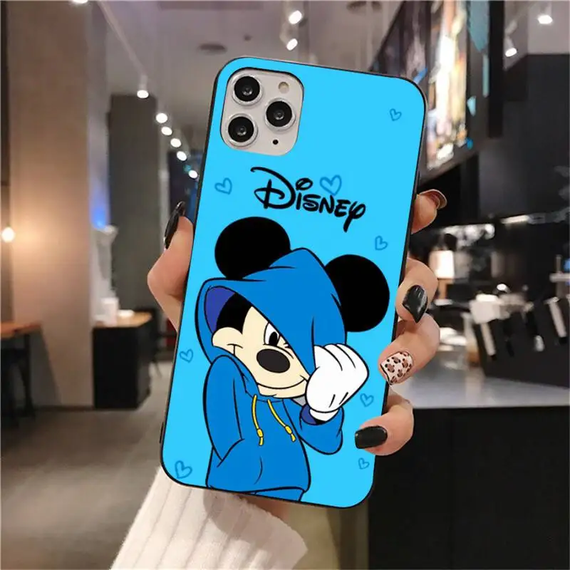 Disney Cartoon Mickey and Minnie Mouse Phone Case For iphone 14 13 12 11 Pro Mini XS Max 8 7 Plus X SE 2020 XR cover
