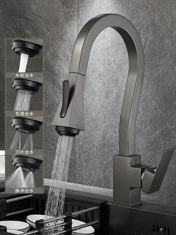

Kitchen Faucet Gun Gray Water Faucet Home Improvement For Kitchen Pull Down Kitchen Faucet