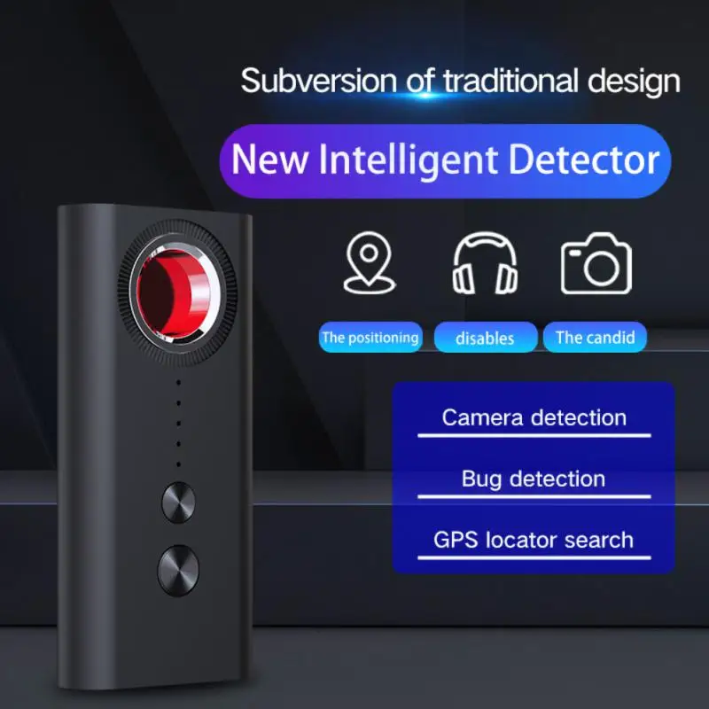 

New Portable Hotel Anti Candid Camera Detector Prevent Monitoring Wireless Signal Detector Car GPS Locator Tracking Detection