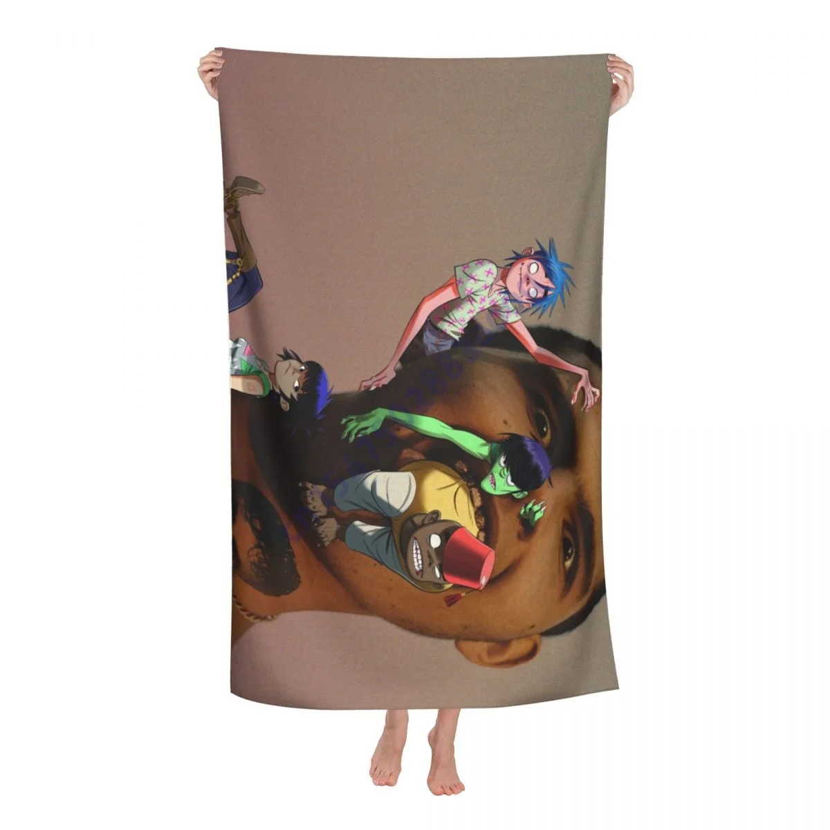 

Gorillaz2 Bath towels, Swimming Sports Quick-Drying Beach Towels, Bath And Sauna Towels, Microfiber Soft Adult Home Textiles