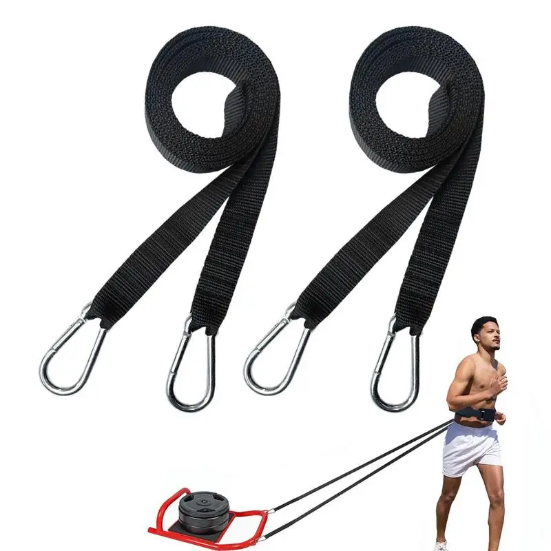 

Sled Pull Belt Tire Drag Waist Belt Portable Exercise Belt Gym Puller Powerlifting Gym Belts For Leg Back Chest Sled Workout