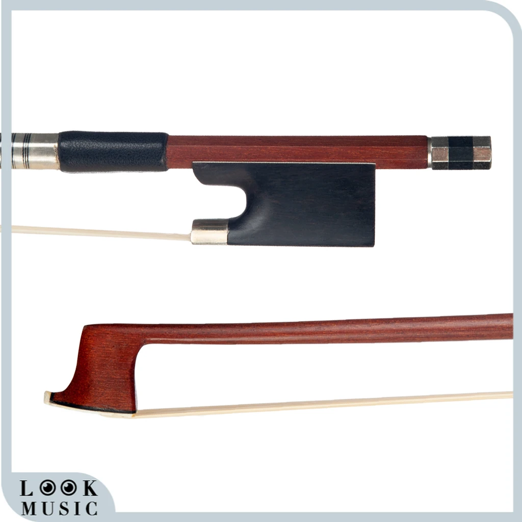 

High Quality Full Size Violin Bow Pernambuco Bow Archo Stick For 4/4 Violin W/Ebony Frog Horsehair Well Balance Fast Response