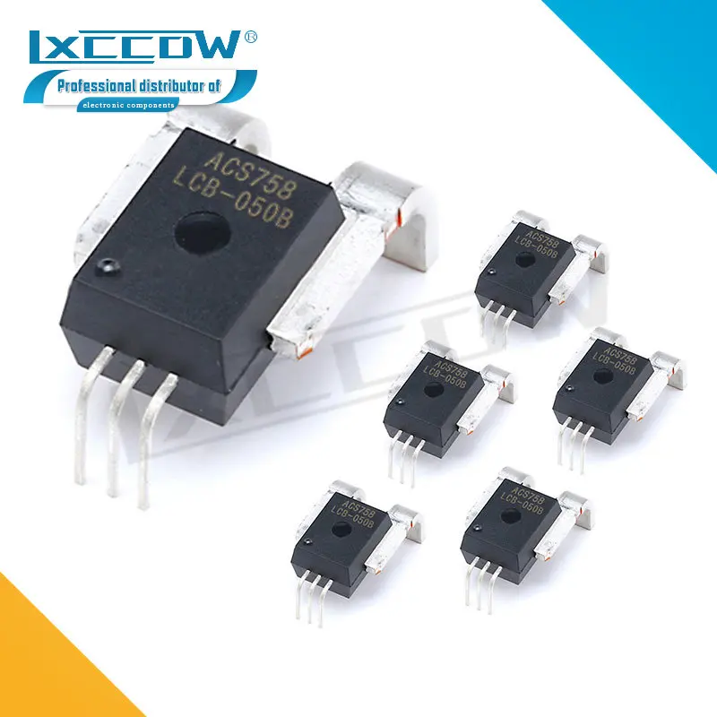 1 шт. Φ ACS758LCB ACS758 ACS758LCB-050B-PFF-T A ACS758LCB-050B A ACS758LCB-100B 50A sensor