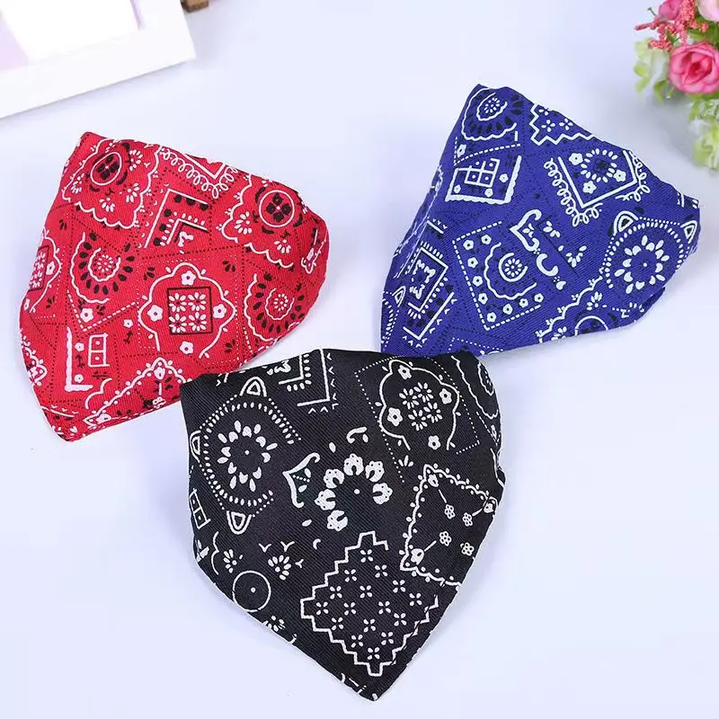 

Cute Dog Bibs Collar Small Dog Bandana Collar Accessories Printed Adjustable Cat Puppy Scarf Chihuahua Neckerchief Pet Supplies