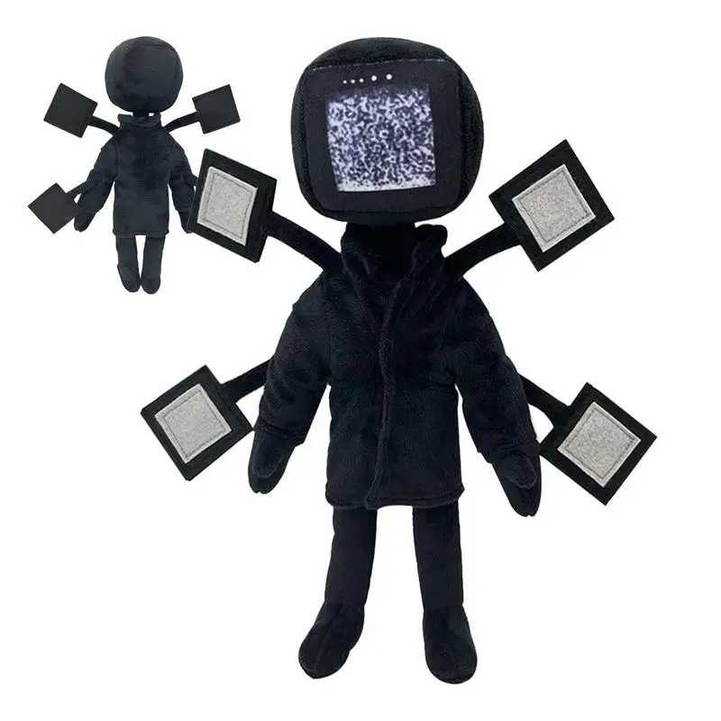 

Toilet TV Man Plush Doll Stuffed Animated Game Plushie Toy Stuffed Animal Room Decoration Soft Hugging Pillow Collectible Gifts