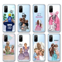 super mom baby case for samsung a52s 5g a51 s21 a12 fundas galaxy a53 5g a33 a73 a03 a50 a31 a50 a70 a71 a72 a13 a32 back covers