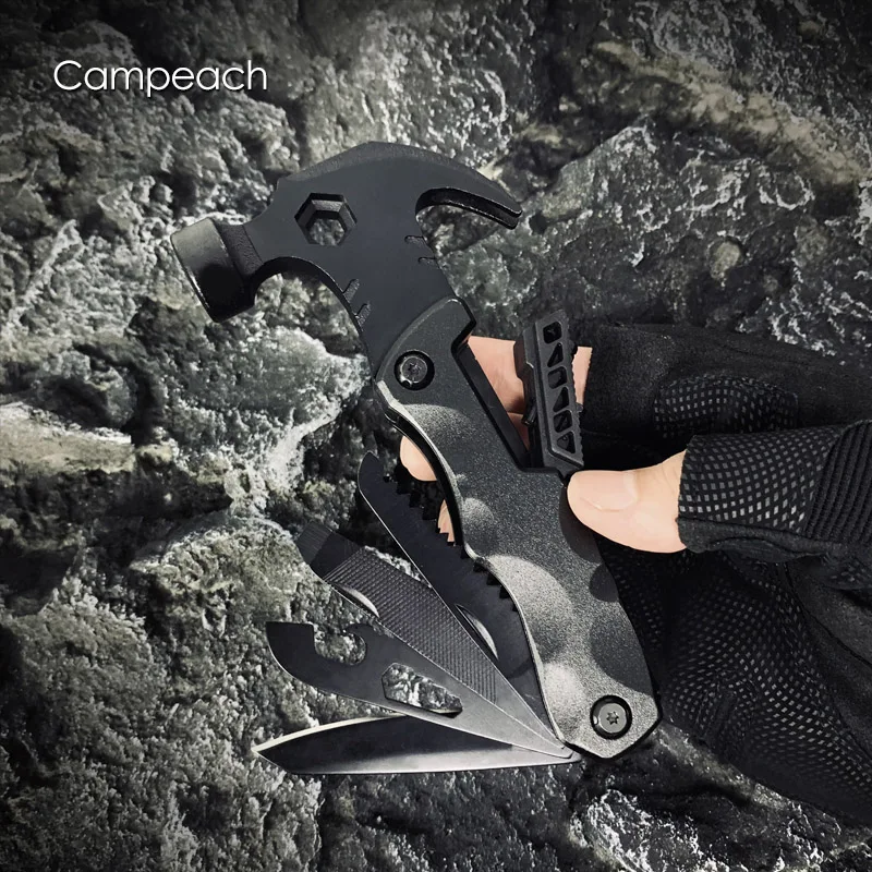 

Campeach многофункциональный инструмент для повседневного использования, многофункциональный инструмент для кемпинга, оборудование для выживания на природе, для выживания в дикой природе, тактический аксессуар, многофу