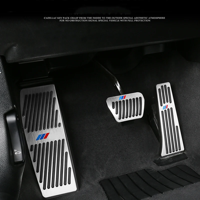 

Car stainless steel anti-skid accelerator brake pedal Cover For BMW Series 1 3 5 7 X3 X4 X5 X6 X7 F30 F31 F34 F52 G28Accessories
