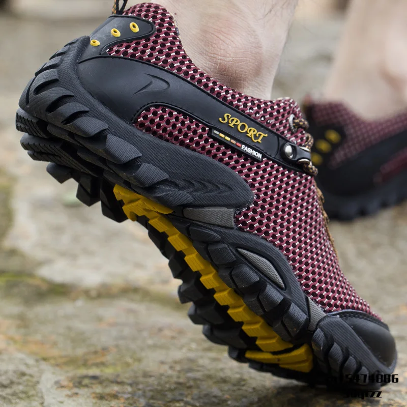 

High Quality Men's Sneakers Hiking Shoes Women Waterproof Mountain Hiking Shoes Wearable Climbing Hunting Trail Trekking Boots