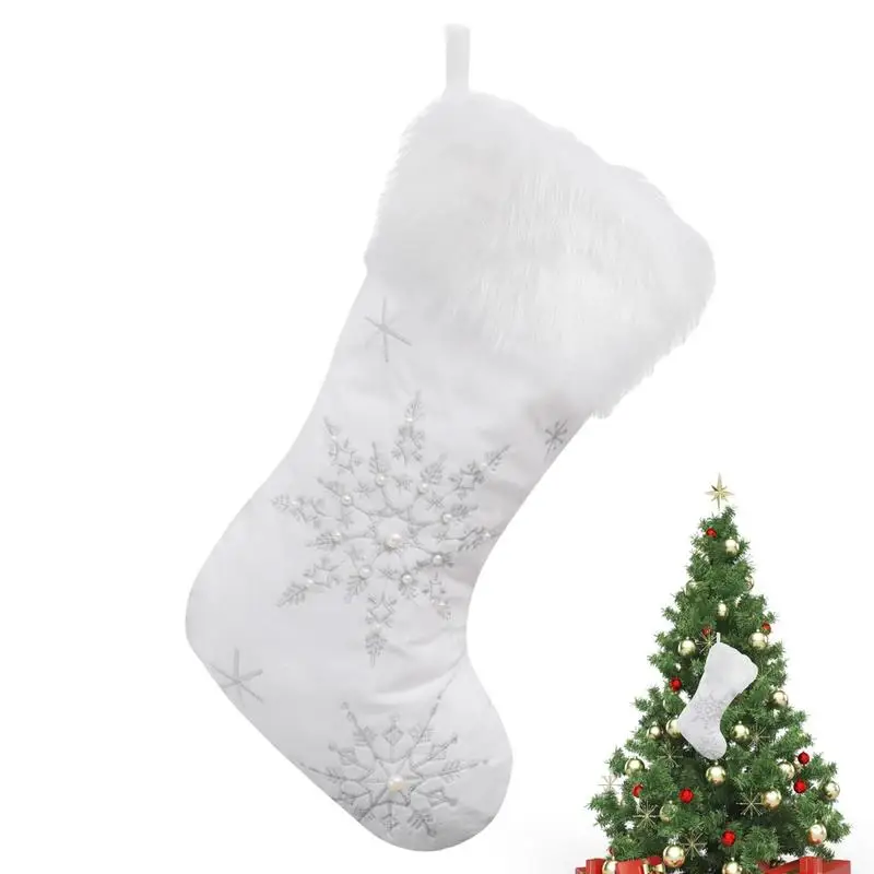 

Большие рождественские чулки, креативные рождественские чулки, традиционные подвесные сумки, орнамент, простые Рождественские декоративн...