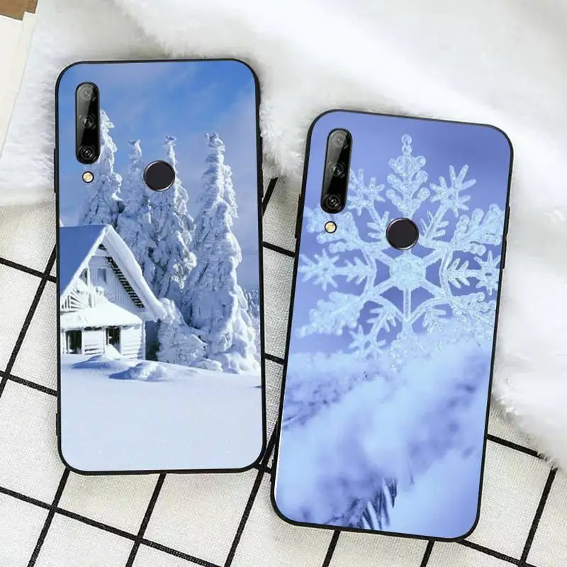 

Winter snow Phone Case for Huawei Honor 10 i 8X C 5A 20 9 10 30 lite pro Voew 10 20 V30