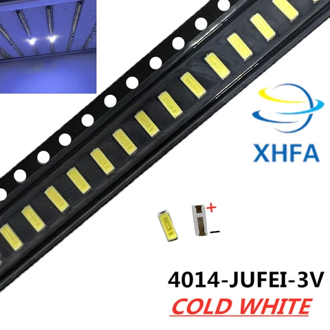 Светодиодная подсветка JUFEI 4014, 100 шт., светодиодная подсветка 0,5 Вт, 3 в, 4014, холодная белая ЖК-подсветка для ТВ, приложение для ТВ