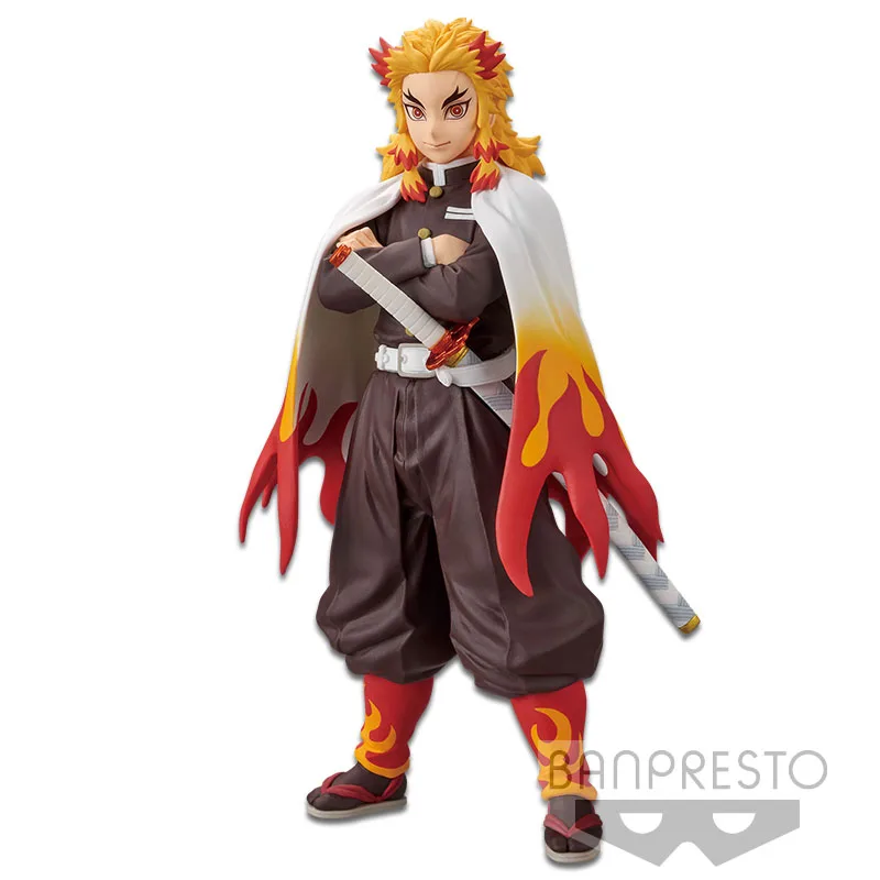 

Banpresto Demon Slayer costume of stumbling Rengoku Kyoujurou reprint [spot]action figure model children's gift anime