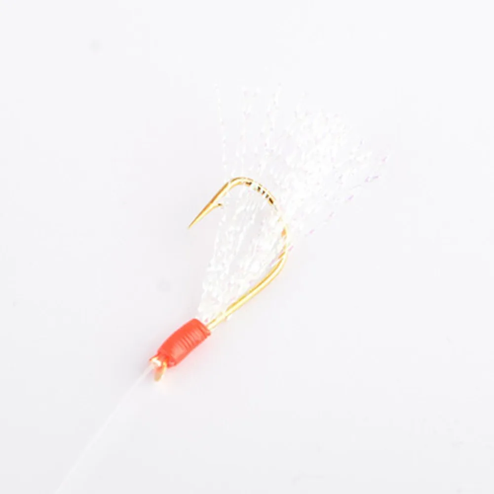 

6pcs/Pack Sabikis Soft Fishing Lure Rigs Bait Jig Lure Feather Lure Herring Bait Sea Fishing Hook Terminal Tackle Accessories