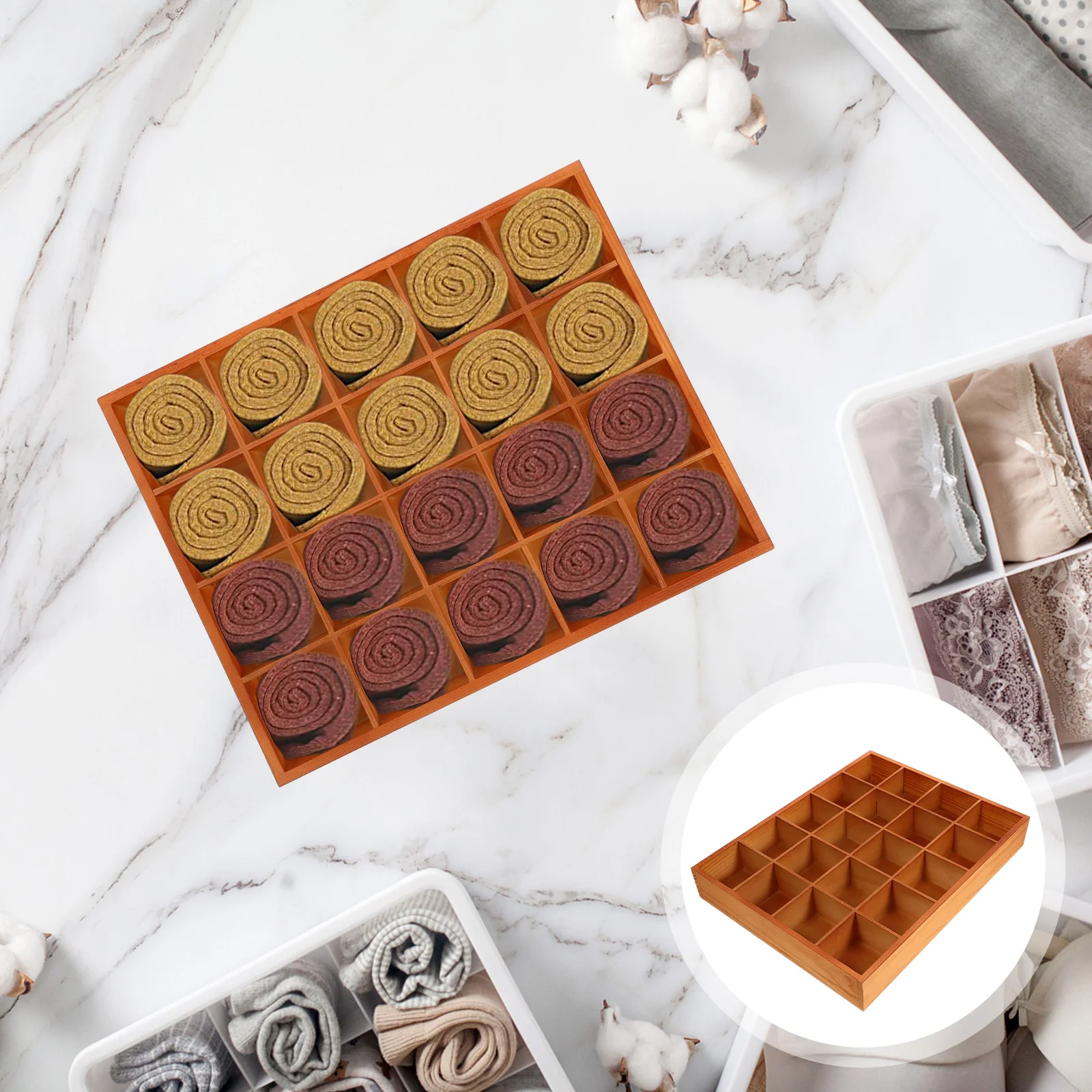 Ящик для хранения косметики многоцелевой поднос органайзер мелочей ювелирные