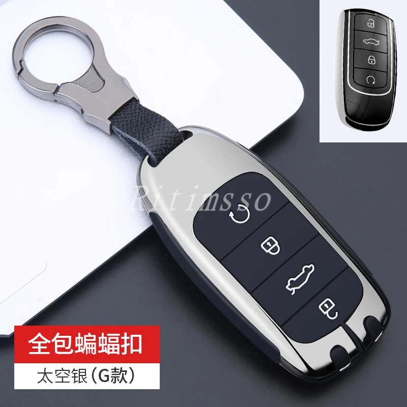 

2021 For Chery Tiggo 8plus Car Key Cover For Chery Tiggo 8 New 5 plus 7pro Accessories Car-Styling Keychain Protect Set Holder