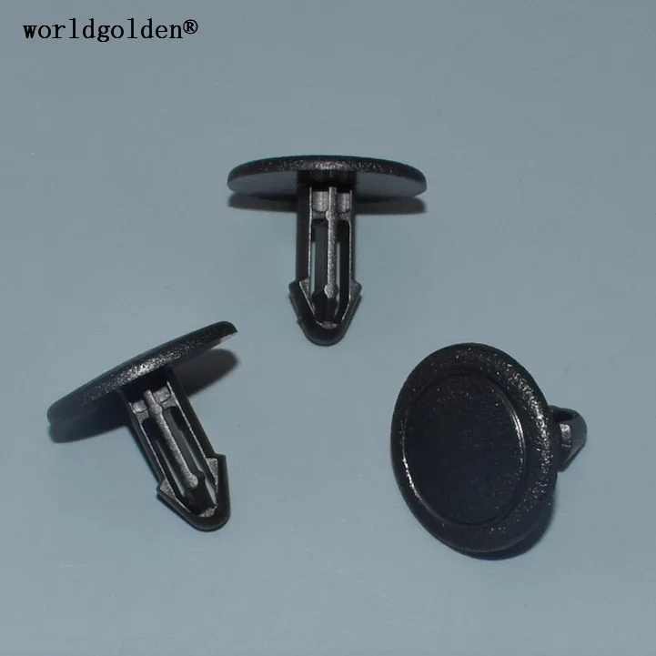 worldgolden 100 шт. автозастежки с боковыми сторонами отсека двигателя фиксатор