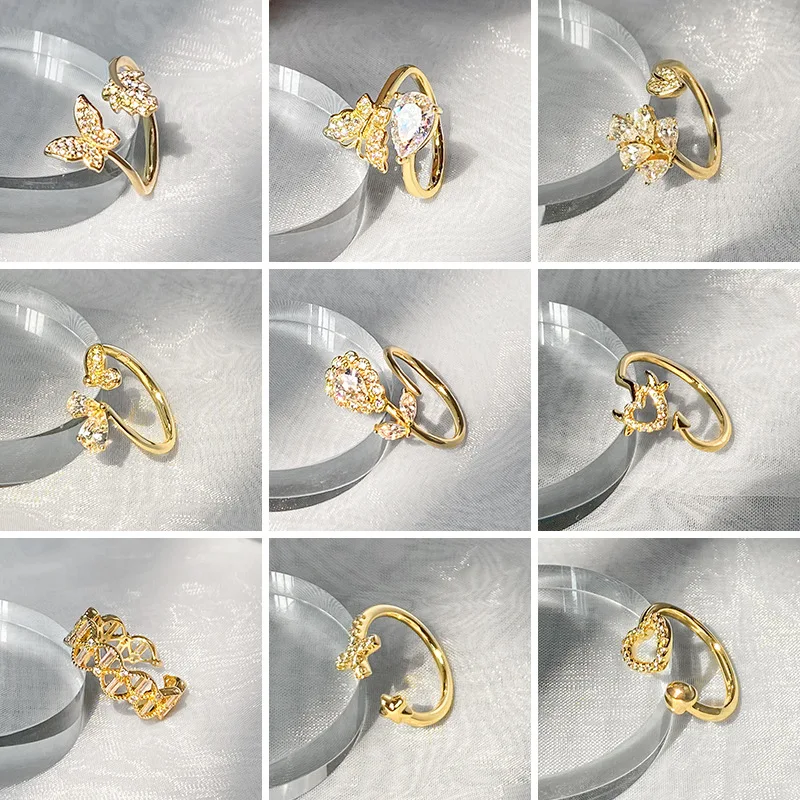 

New 2022 Retro Opening Ring Contracted Personality Ring Tail Ring