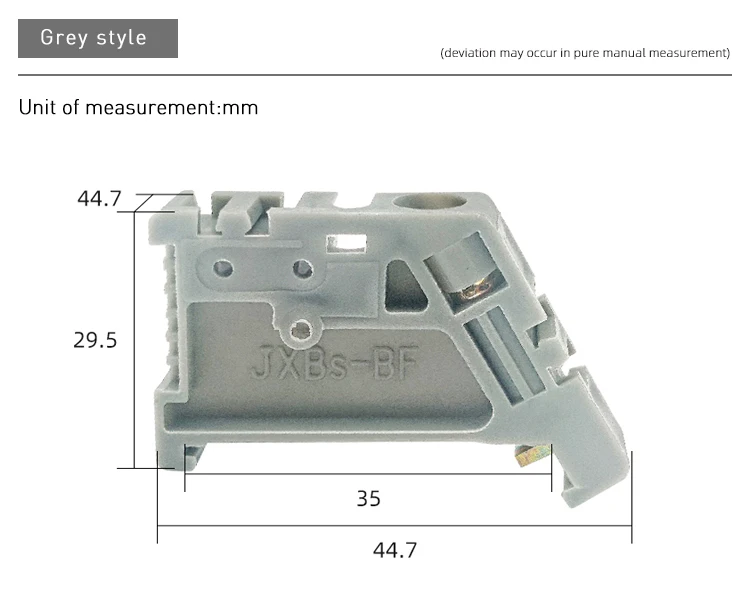 

10 шт., серая заглушка EW35, универсальная Клеммная колодка, DIN-рейка, блокировка винтового типа, зажимное крепление C45, направляющая, Концевая фиксация EW35, стабильный конец