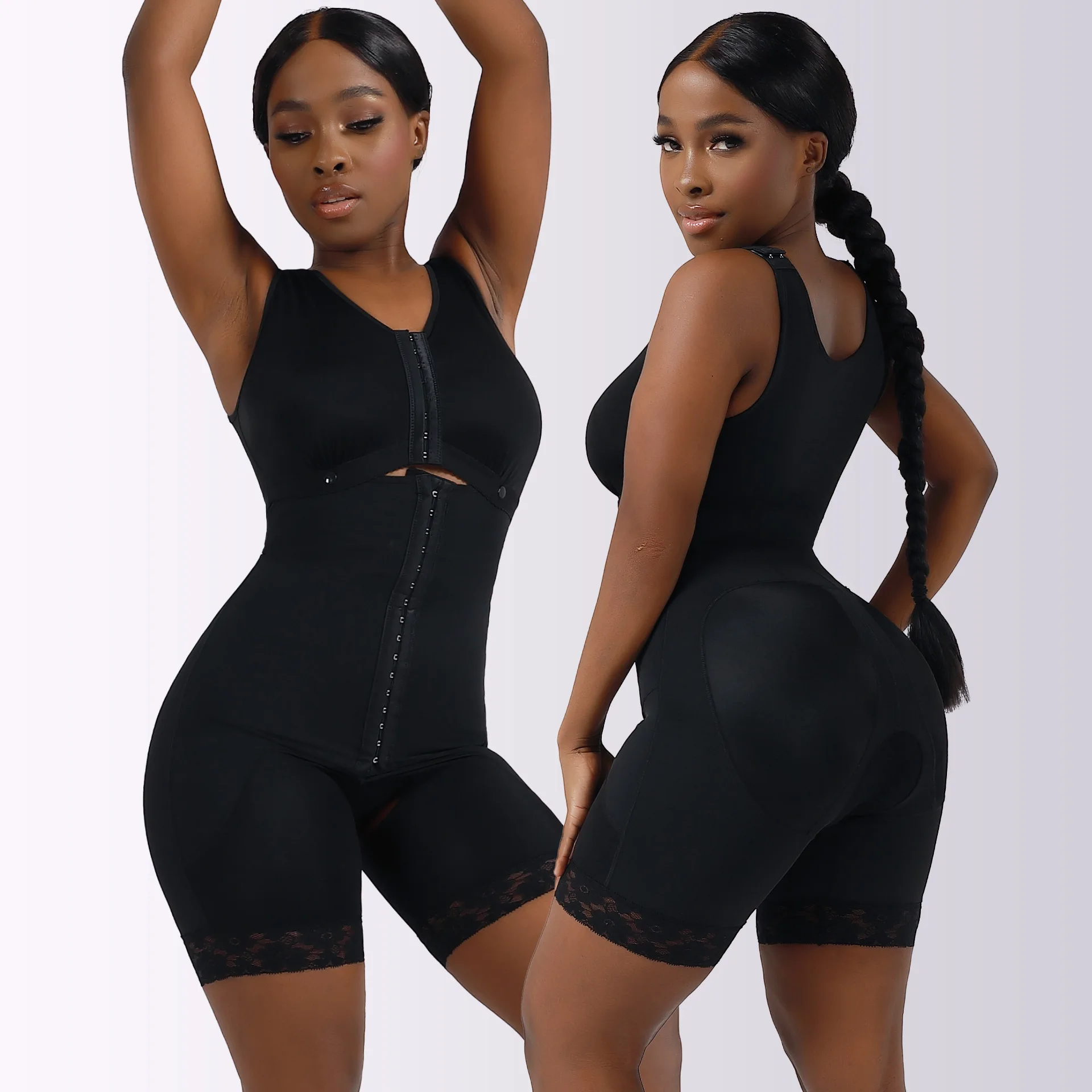 

Women's Corset Slimming Full Body Shapewear Corset Slimming Butt Lifting Open Crotch Tummy Control Bodysuit