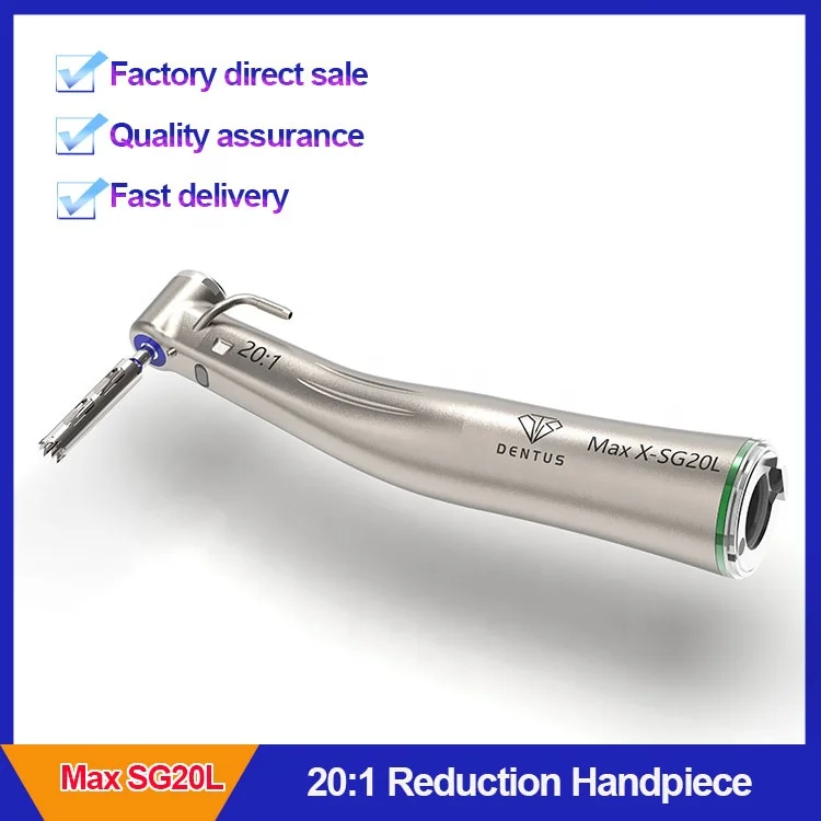 Низкоскоростной Den tal timax SG20L угловой для imp lants светодиодный оптоволоконный