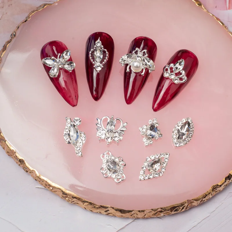 

Украшение-бабочка для маникюра специальной формы бриллиантовый прозрачный белый бриллиантовый аксессуар для маникюра