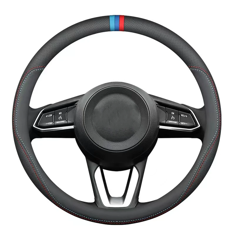 

Black Suede Car Steering Wheel Cover For Mazda 3 Axela 2017-2019 Mazda 6 Atenza 2017-2019 CX-3 CX-4 CX-5 CX-9 CX9 CX-8