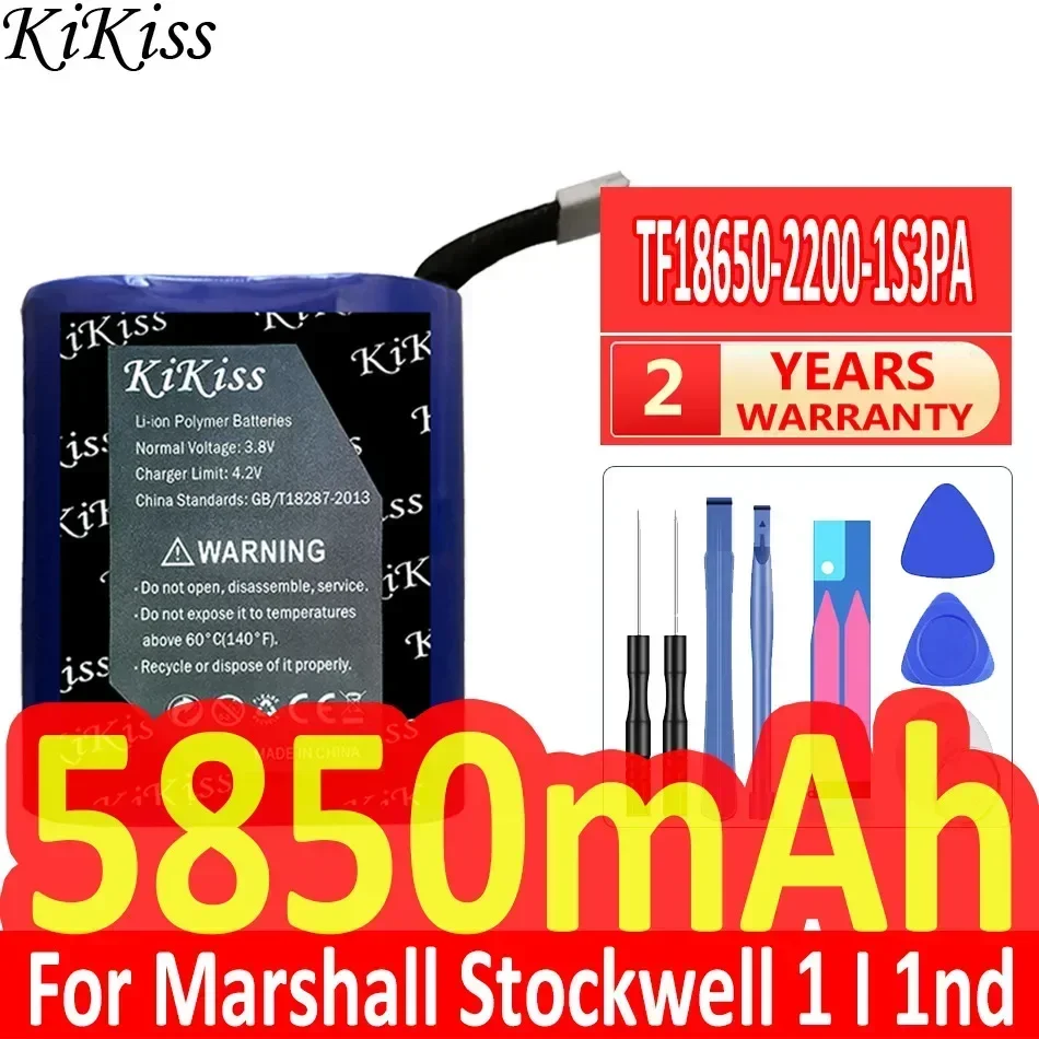 Мощная аккумуляторная батарея 5850 мАч KiKiss для Marshall Stockwell 1 I 1nd
