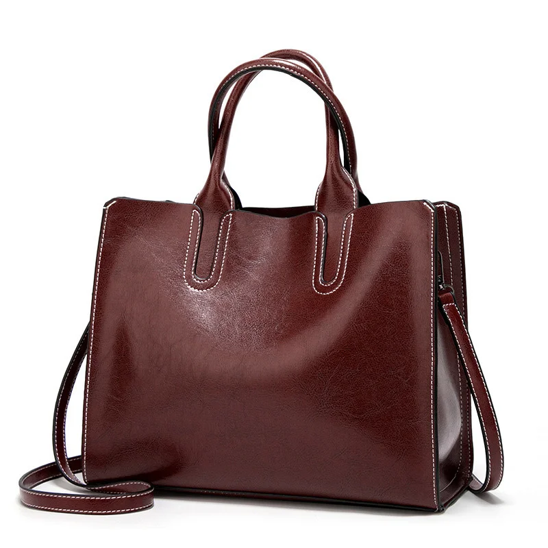

Leather Handbags for Women Bag 2023 High Quality Casual Female Bags Trunk Tote Spanish Brand Shoulder Bag Ladies Bolsos