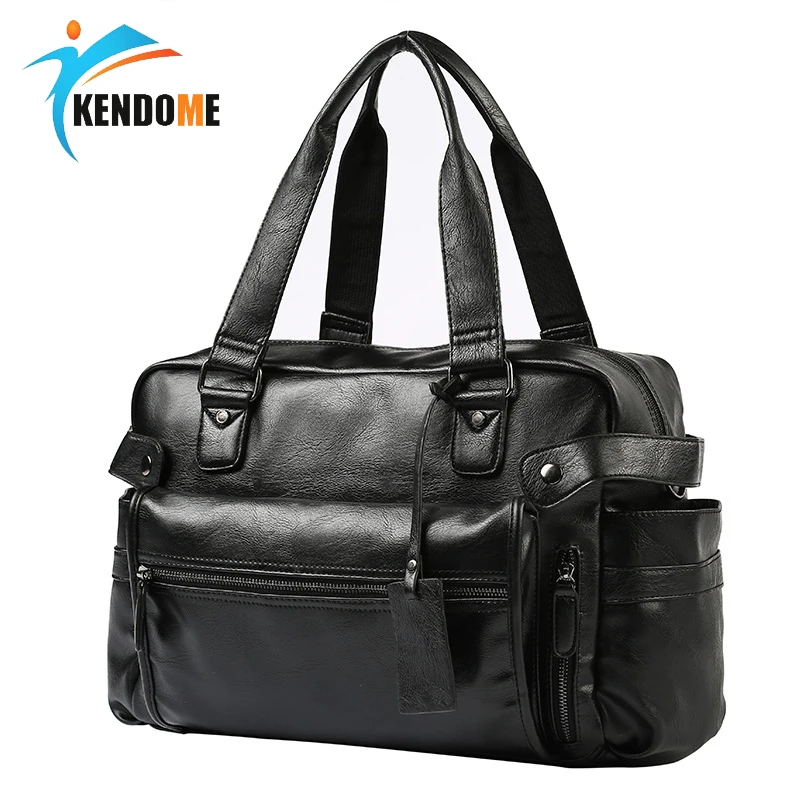 

Из искусственной кожи спортивная сумка через плечо, Мужская Дорожная сумка-мессенджер, сумки для занятий фитнесом, портфель для ноутбука, сумка для мужчин X469