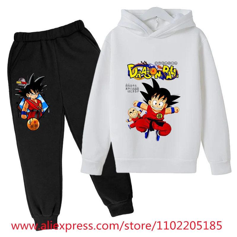 

Толстовка с капюшоном Goku, осенняя кофта с капюшоном для маленьких мальчиков и девочек