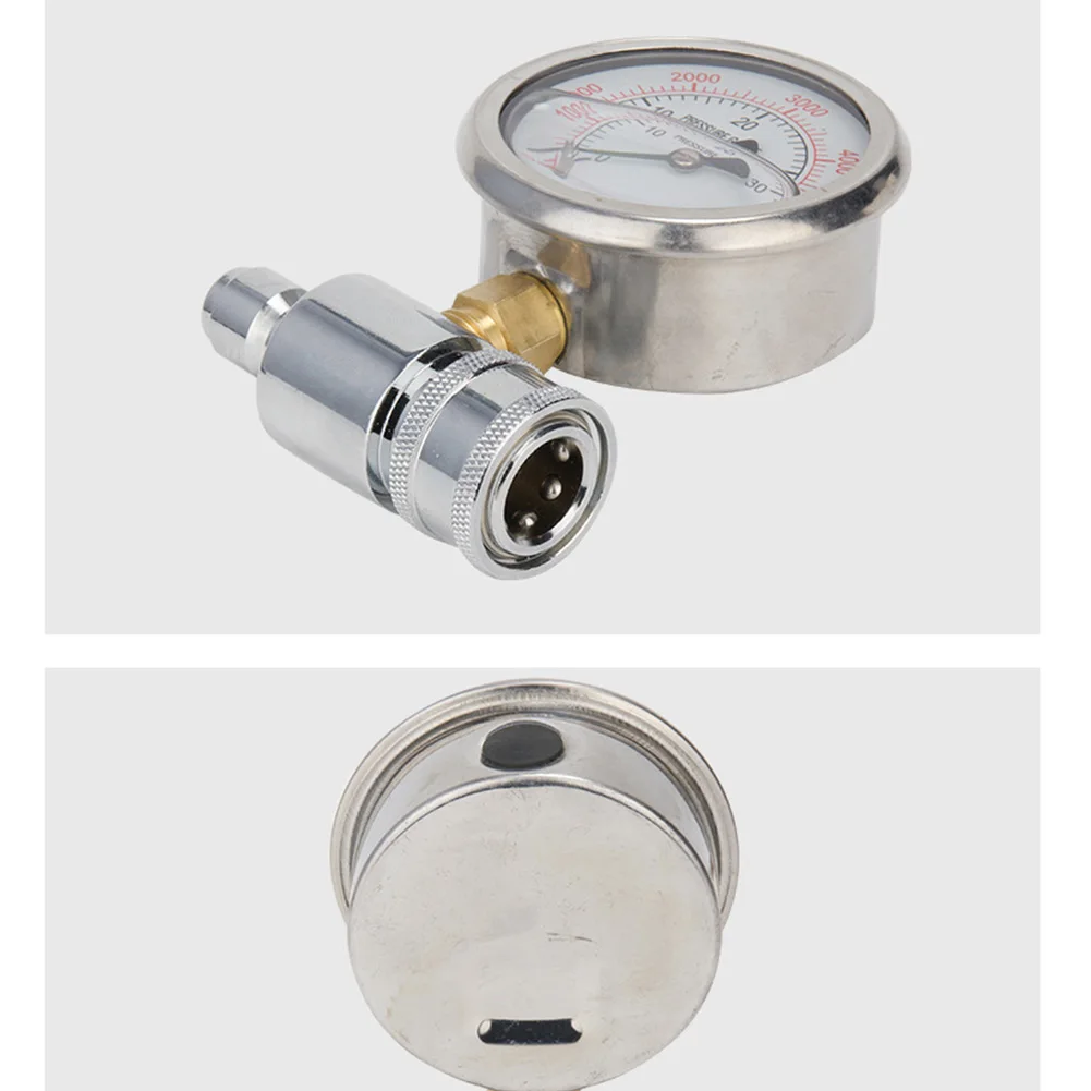 

Pressure Washers Washer Gauge Sturdy 0-400 Kg Pressure Resistance 6000Psi Brass Material Durable Easier To Read