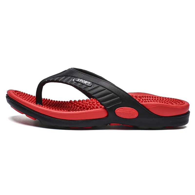 

Summer Men's Flip-flops Massage Granule Men Slippers Comfortable Beach Sandals Men Casual Shoes House Flip Flops Bathroom Shoes