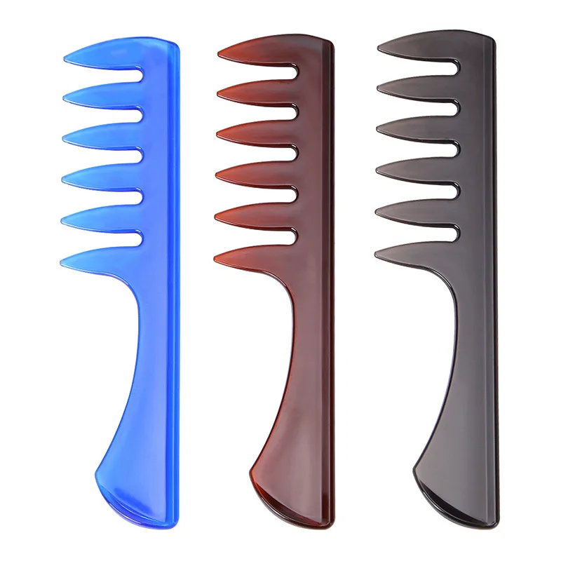 

Men's Hair Salon Styling Comb Retro Oil Head Comb Airplane Head Large Back Head Wide Tooth Comb Hair Tools Barber Accessories