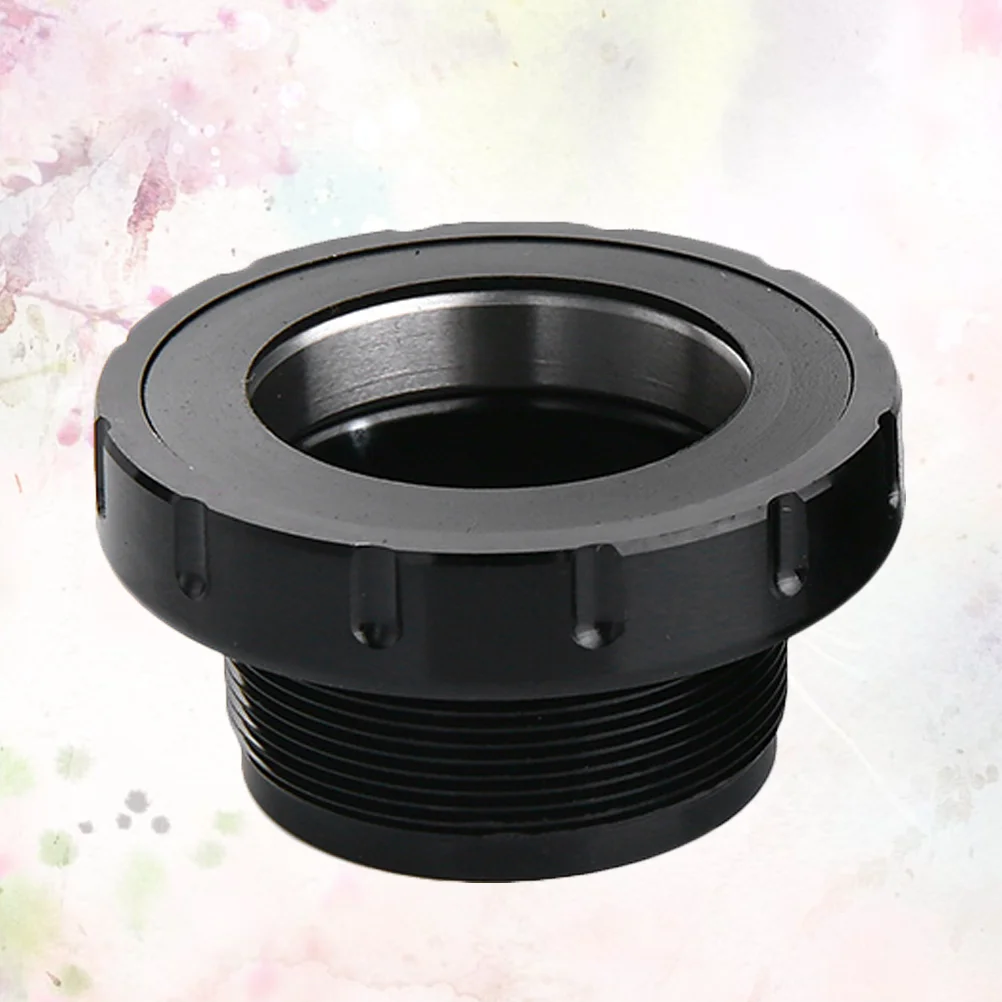 

1 Pc Bike Bottom Bracket Black Aluminum Durable Bracket Bearing for Bike